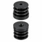 Threaded insert for round tubes in PA 30 mm M8 threaded insert for round tubing 30 EMFA GmbH