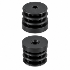 Threaded insert for round tubes in PA 40 mm M8 threaded insert for round tubing 40 EMFA GmbH