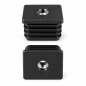 Rectangular tube insert with metal thread 40x50 mm M10 rectangular tube insert 40x50 EMFA GmbH