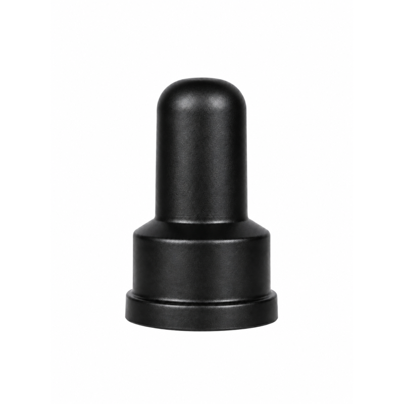 Extended Protective Cap for Bolts and Nuts with Washer Seat PE M24 H70 Black