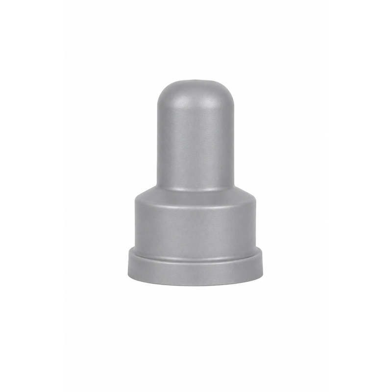 Extended Protective Cap for Bolts and Nuts with Washer Seat PE M27 H80 Grey