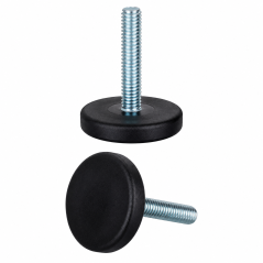 Adjustable Foot Ø30 M6x40 polypropylene adjustable foot EMFA GmbH