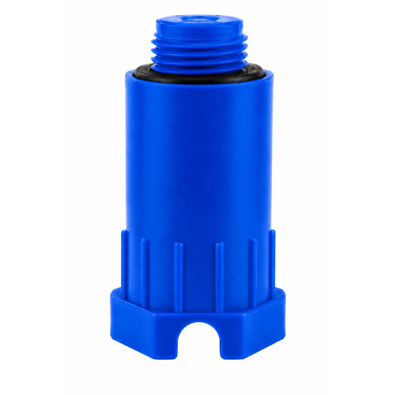 Leak Test Plug for Installations 1/2" Blue