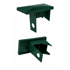 Rectangular Plastic Insert Cap for Fence Posts with Hole 40x60 mm end plug EMFA GmbH