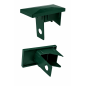 Rectangular Plastic Insert Cap for Fence Posts with Hole 40x60 mm end plug EMFA GmbH
