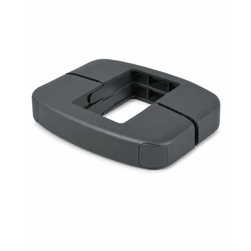 Plastic Mid Clamp for Rigid Fence Panels 40x60 mm Anthracite
