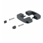 Plastic Mid Clamp for Rigid Fence Panels 40x60 mm clip EMFA GmbH
