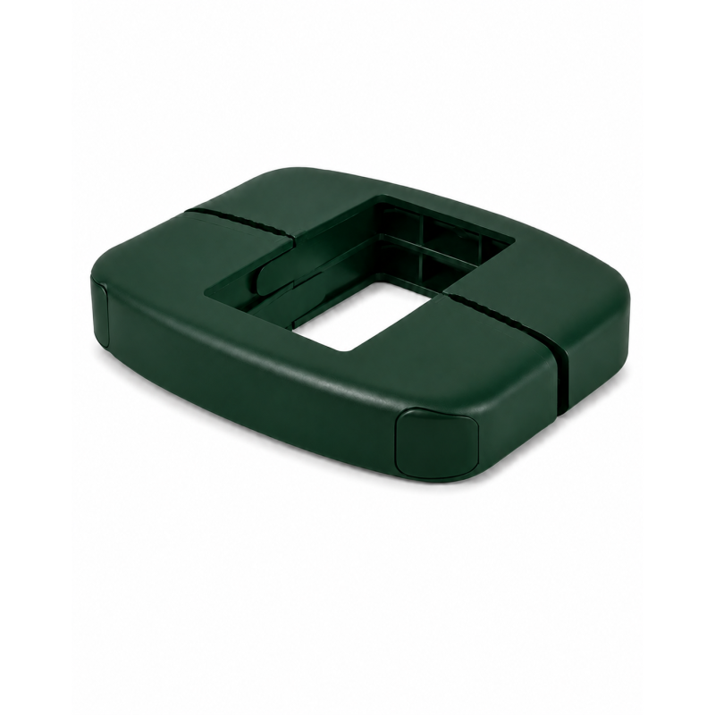 Plastic Mid Clamp for Rigid Fence Panels 40x60 mm Green Plastic Mid Clamp for Rigid Fence Panels 40x60 mm Green