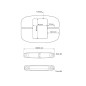 Plastic Mid Clamp for Rigid Fence Panels 40x60 mm clip EMFA GmbH