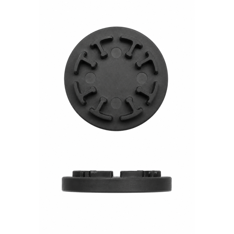 Rubber pad for leveling foot 50 mm Black