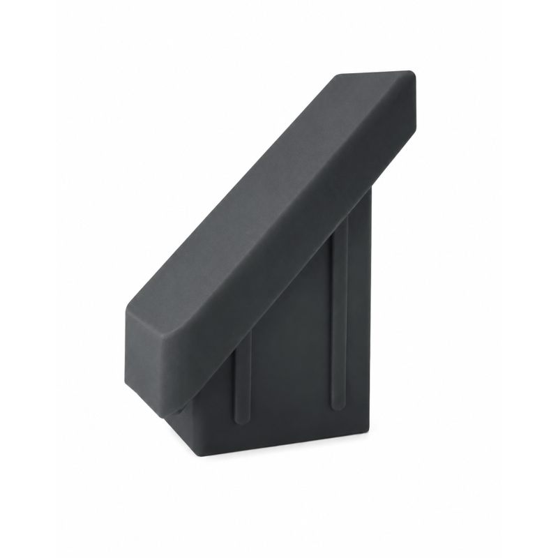 45° Angled Internal Cap for Fence Posts 80x80 mm Anthracite