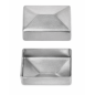 Rectangular External Cap in Raw Steel 30x50 mm Silver Rectangular External Cap in Raw Steel 30x50 mm post cap EMFA GmbH