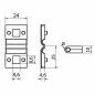 Spacer for Rigid Fence Panel Clamp 6 mm wire mesh EMFA GmbH