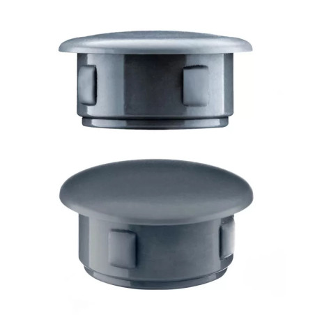 Drill hole cover cap 10x6 mm Anthracite Plastic hole plug 10x6 mm Anthracite