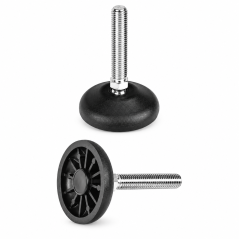 Reinforced articulating leveling foot Ø60 M12x50 leveler EMFA GmbH