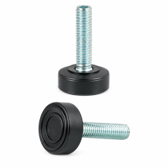 Adjustable Foot with Swivel Base Ø25 M8x20 leveler EMFA GmbH