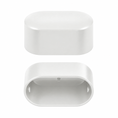 External end cap for oval tube 20x38 mm pipe cover EMFA GmbH