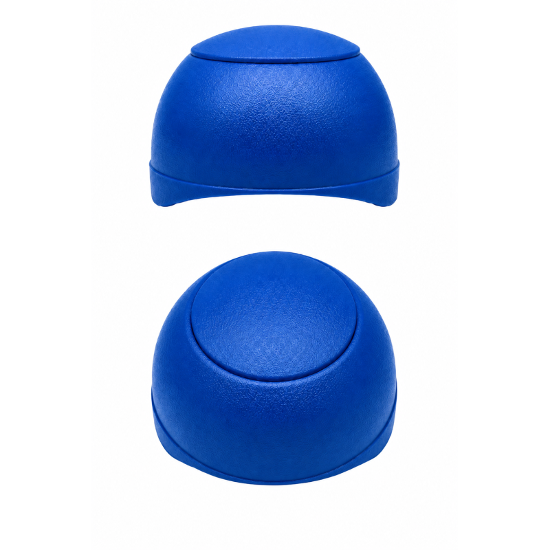 Spherical screw cover for playground equipment M12 FI40 R38 Blue