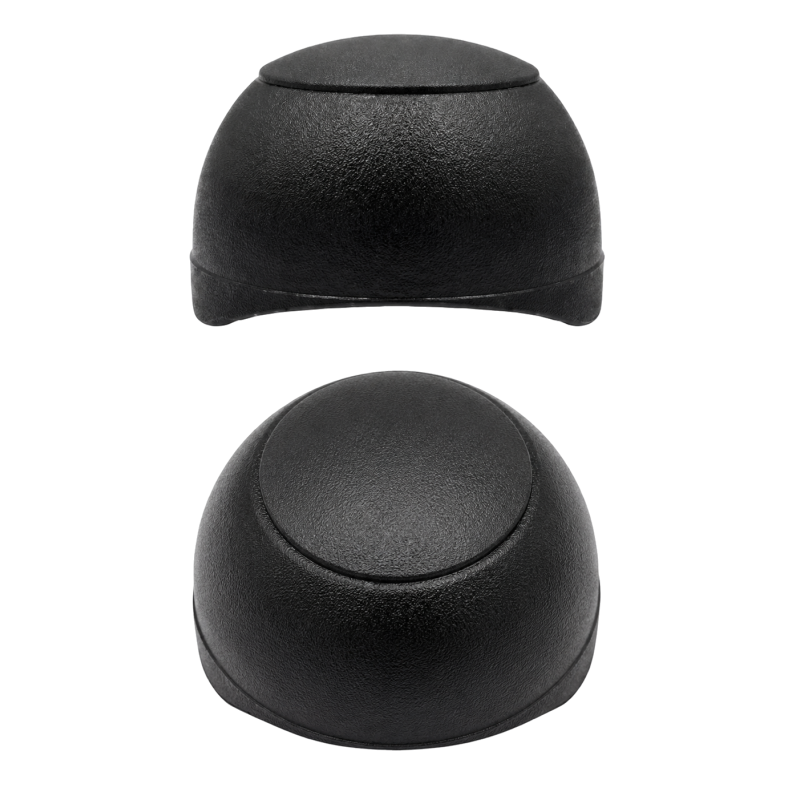 Spherical screw cover for playground equipment M12 FI40 R38 Black