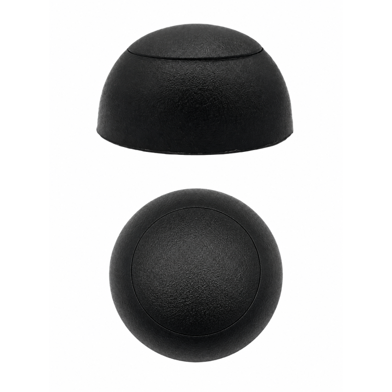 Flat dome screw cover for playground equipment M8 Black