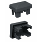 Rectangular Plastic Insert Cap for Fence Posts 40x60 mm Anthracite Rectangular Plastic Insert Cap for Fence Posts 40x60 mm post cap EMFA GmbH