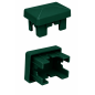 Rectangular Plastic Insert Cap for Fence Posts 40x60 mm post cap EMFA GmbH