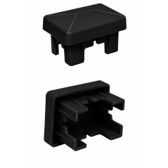 Rectangular Plastic Insert Cap for Fence Posts 40x60 mm post cap EMFA GmbH