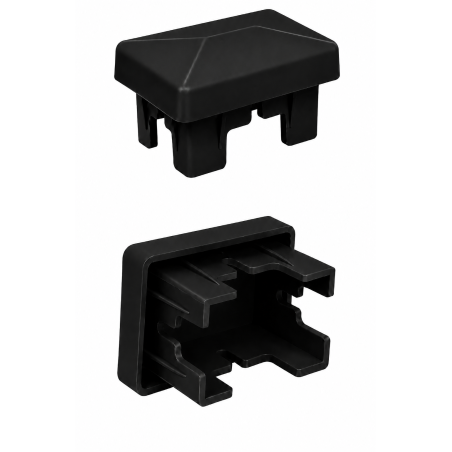 Rectangular Plastic Insert Cap for Fence Posts 40x60 mm post cap EMFA GmbH