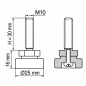 Screwed Adjustable Foot with Swivel Base M10x30 leveler EMFA GmbH