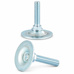 Metal Adjustable Foot with Swivel Base M10x30 - FI30 leveler EMFA GmbH