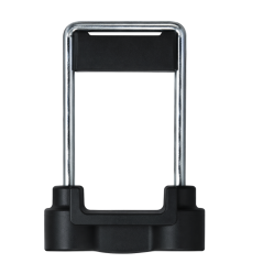Clamp Holder for Rigid Fence Panels with U-Bolt 50x80 mm Black