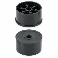 Drive-in insert with nut for round tube 60 mm M8 end plug EMFA GmbH