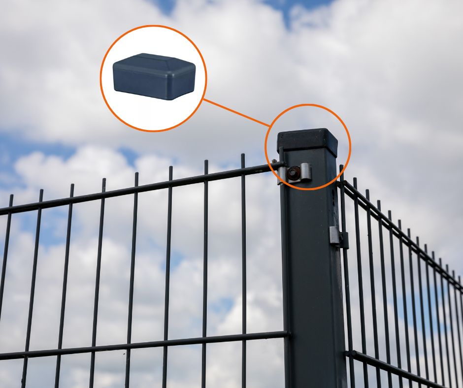 Polyethylene post caps – winter protection for fence posts